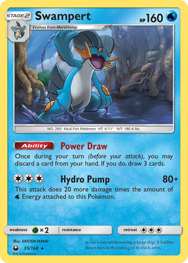 Swampert — SM - Celestial Storm — Pokemon