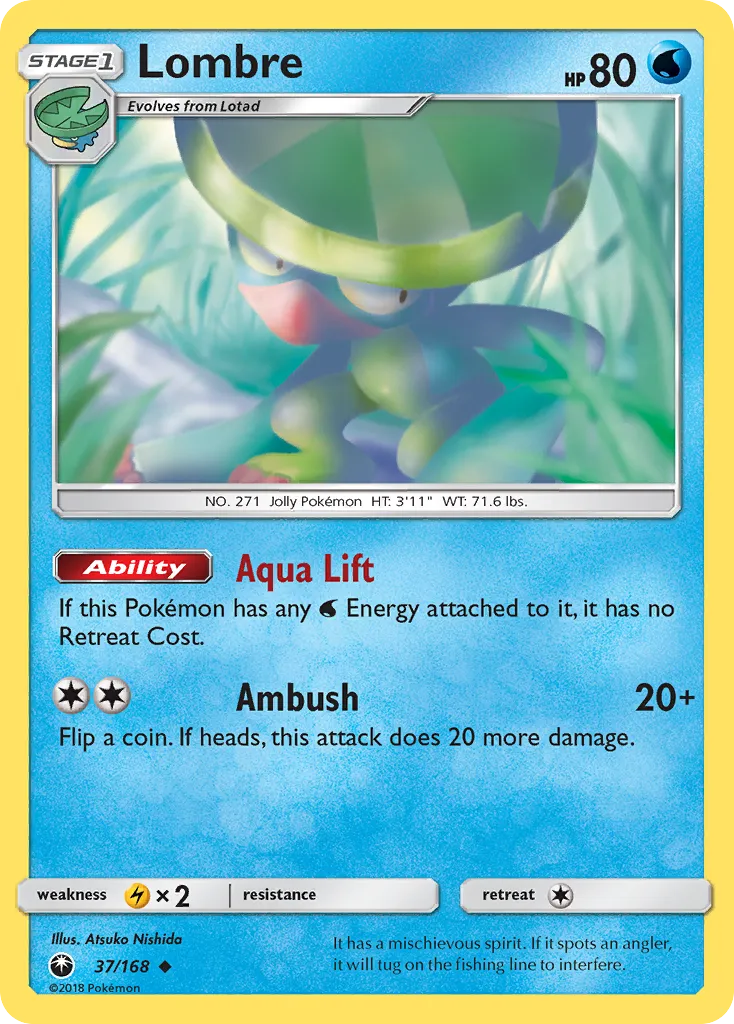 Lombre — SM - Celestial Storm — Pokemon