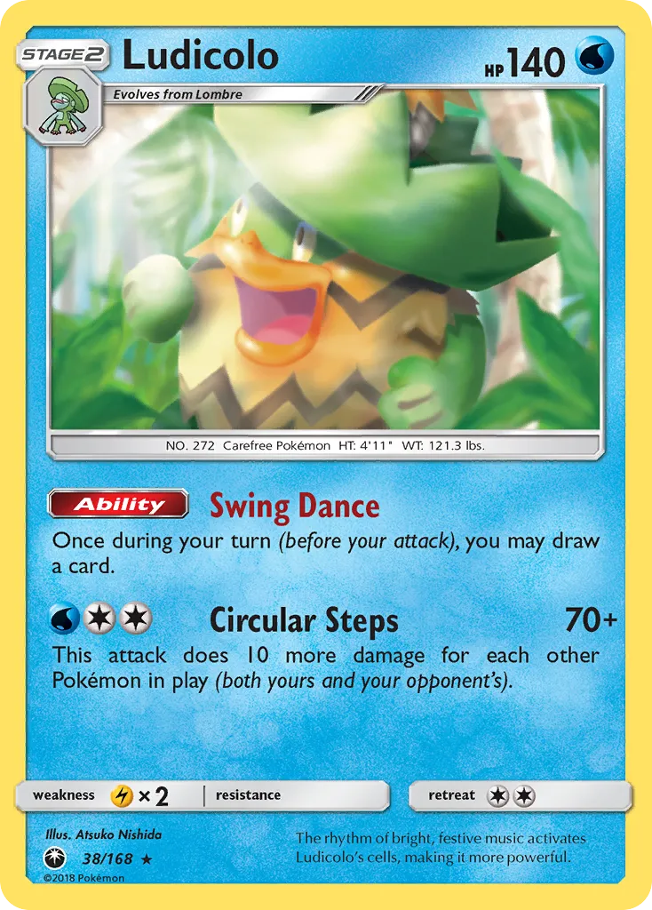 Ludicolo — SM - Celestial Storm — Pokemon