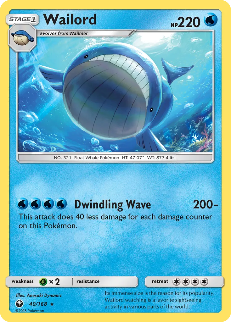 Wailord — SM - Celestial Storm — Pokemon