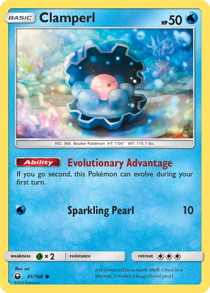 Clamperl — SM - Celestial Storm — Pokemon