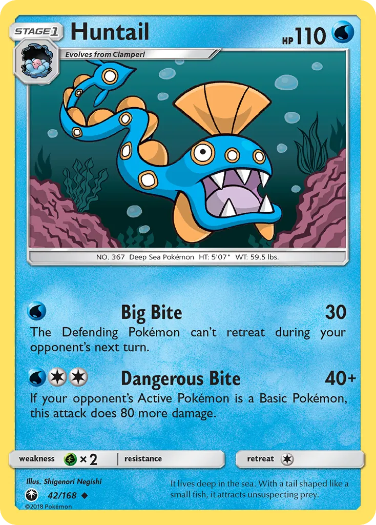 Huntail — SM - Celestial Storm — Pokémon