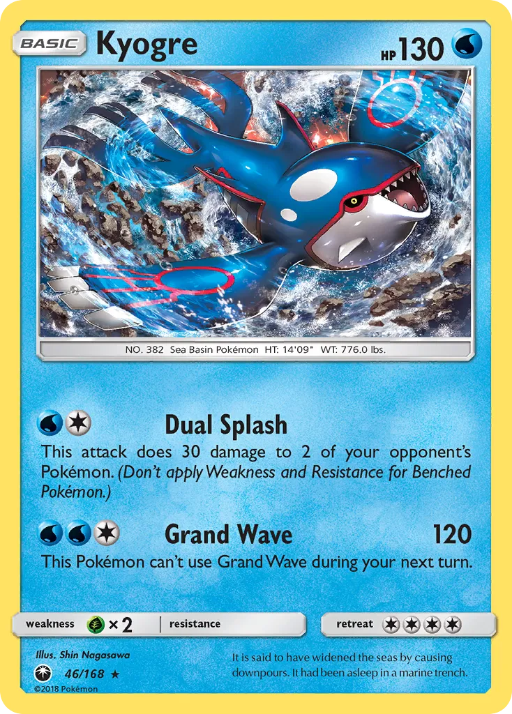 Kyogre — SM - Celestial Storm — Pokemon