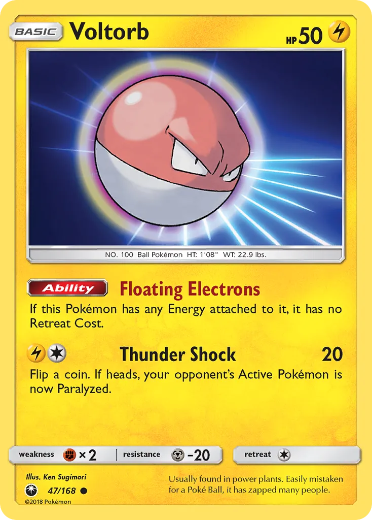 Voltorb — SM - Celestial Storm — Pokemon