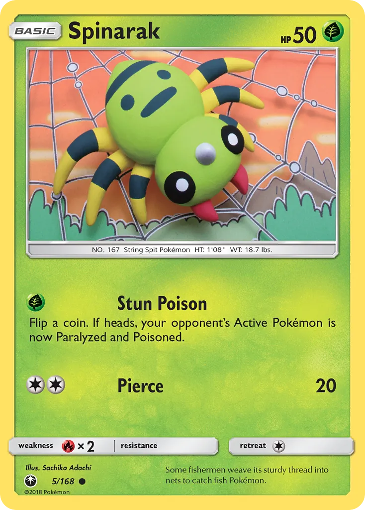 Spinarak — SM - Celestial Storm — Pokémon