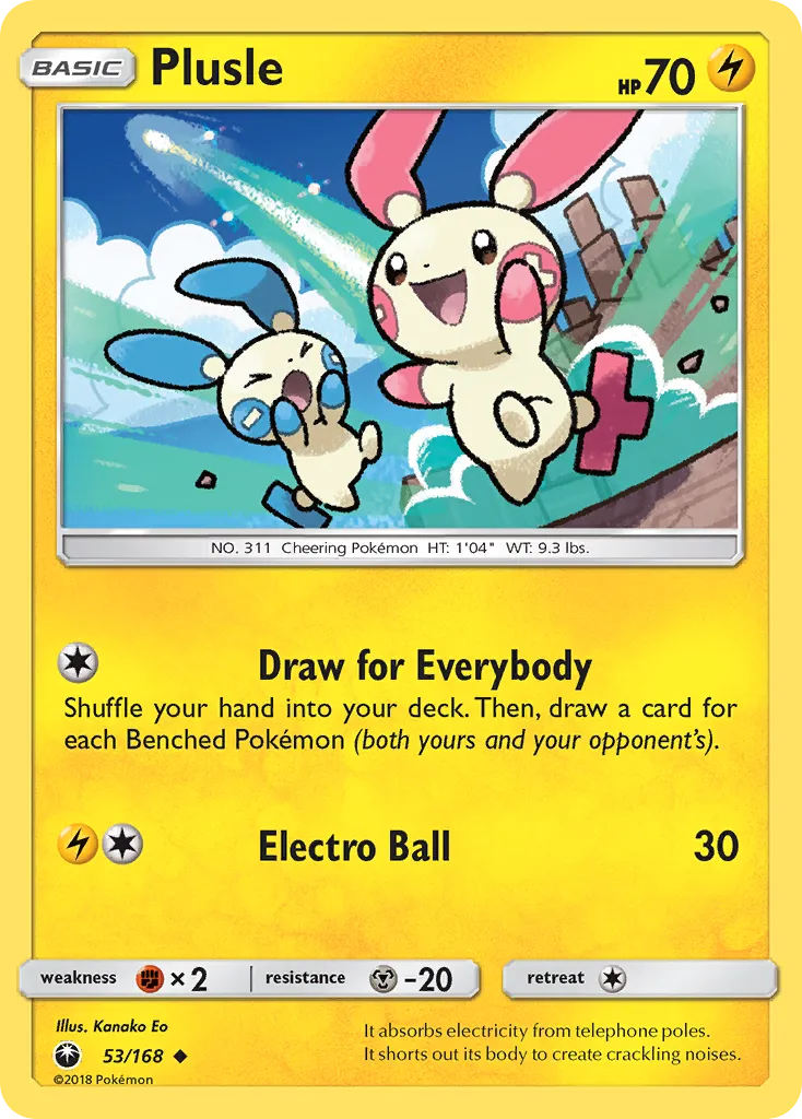Plusle — SM - Celestial Storm — Pokemon