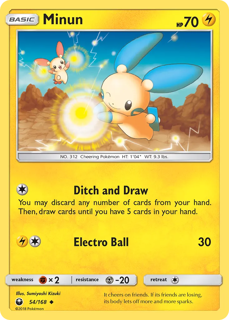 Minun — SM - Celestial Storm — Pokemon