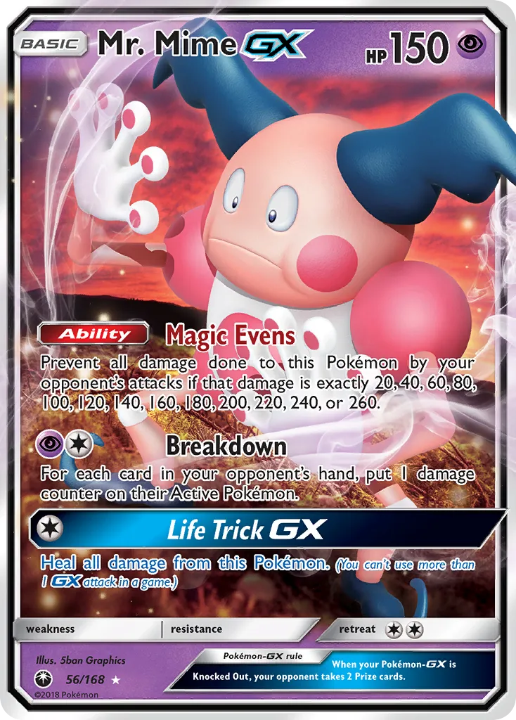 Mr. Mime GX — SM - Celestial Storm — Pokémon