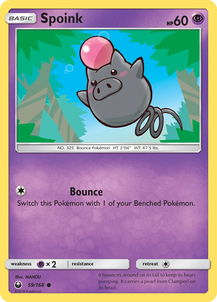 Spoink — SM - Celestial Storm — Pokemon