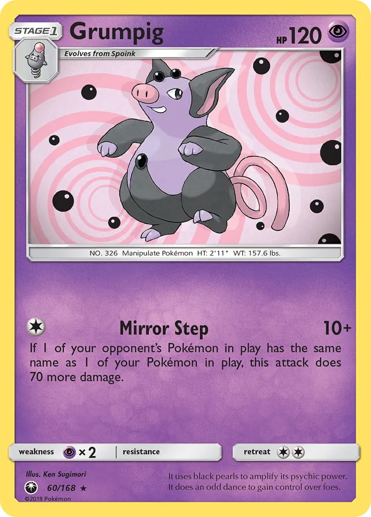 Grumpig — SM - Celestial Storm — Pokemon