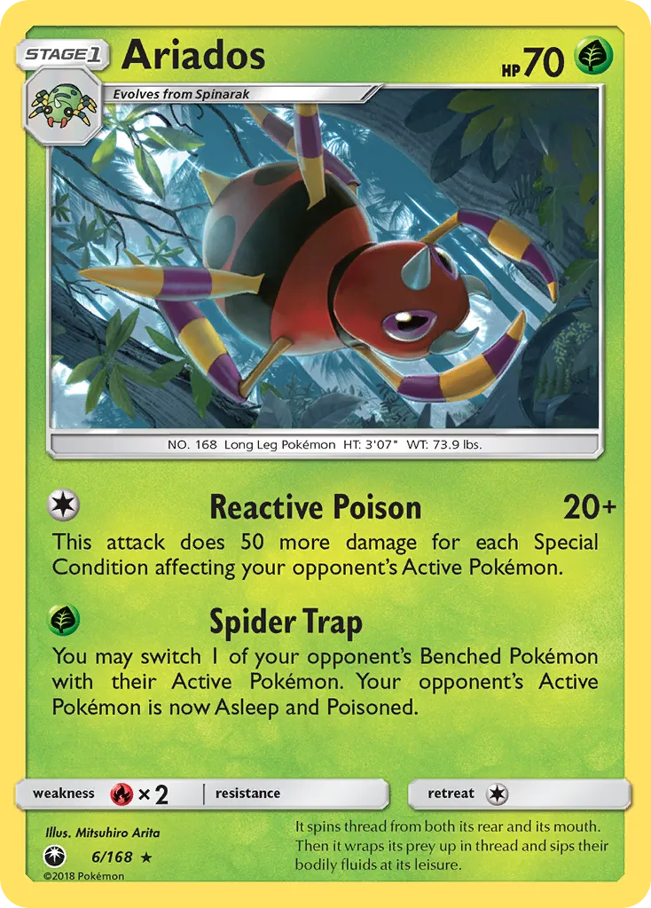 Ariados — SM - Celestial Storm — Pokemon