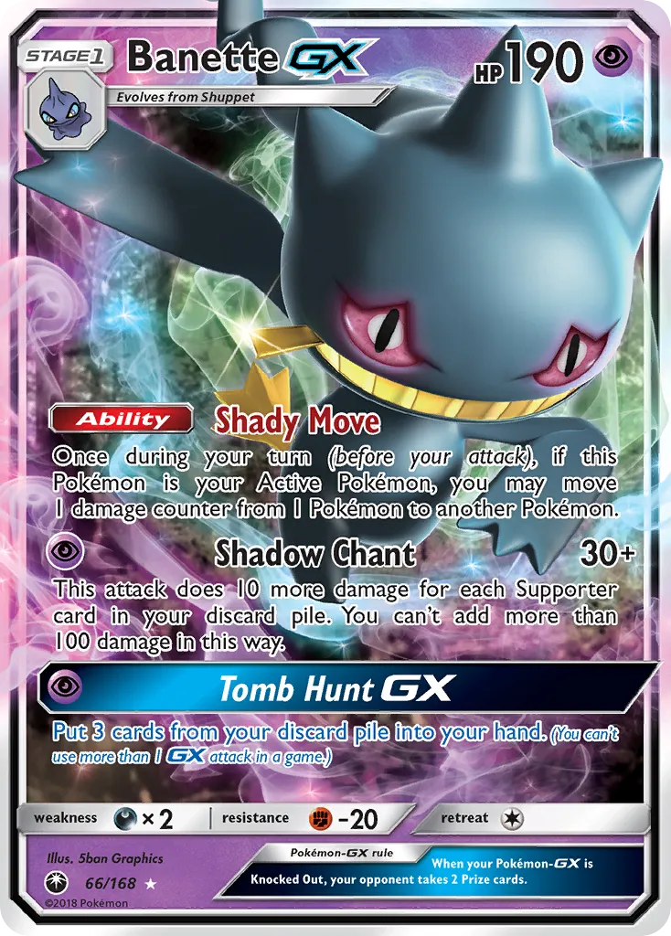 Banette GX — SM - Celestial Storm — Pokémon