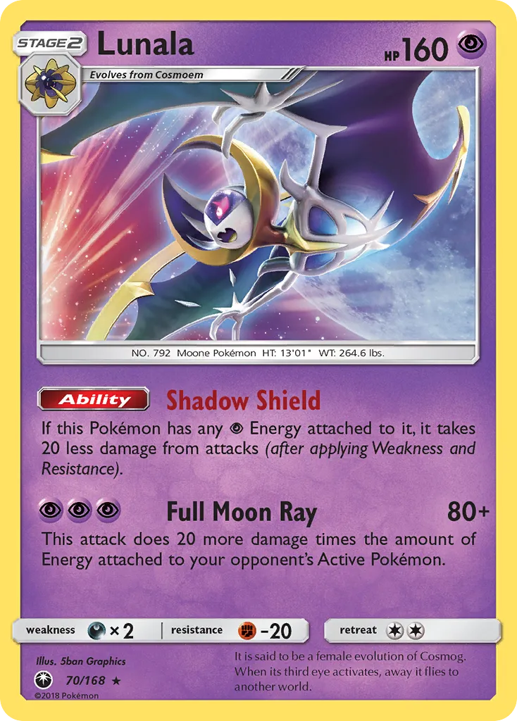 Lunala — SM - Celestial Storm — Pokemon