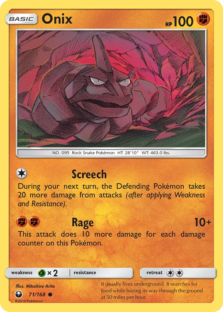Onix — SM - Celestial Storm — Pokemon