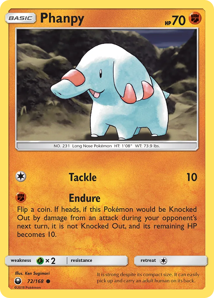 Phanpy — SM - Celestial Storm — Pokemon