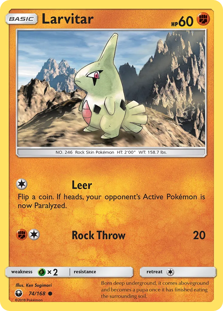 Larvitar — SM - Celestial Storm — Pokemon