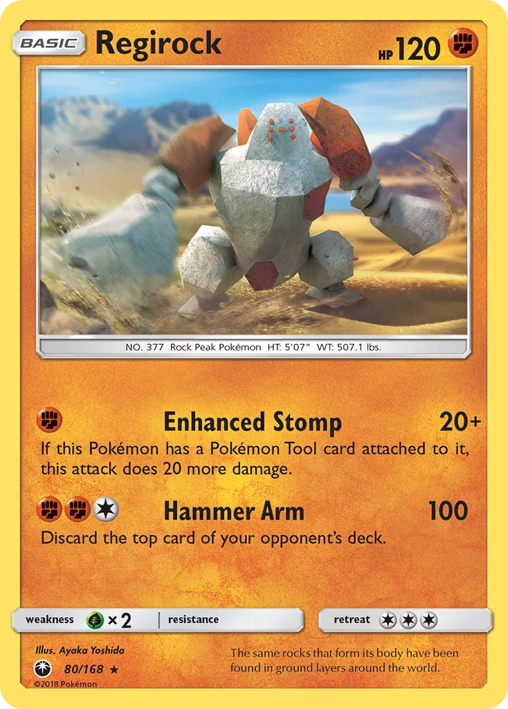 Regirock — SM - Celestial Storm — Pokemon