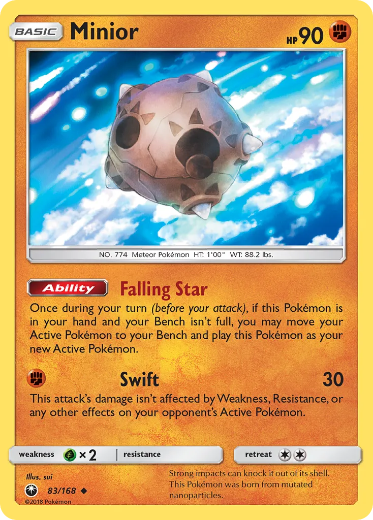 Minior — SM - Celestial Storm — Pokemon