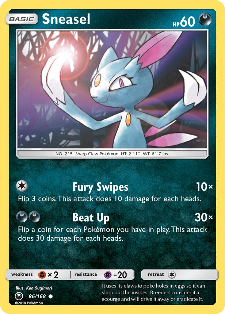 Sneasel — SM - Celestial Storm — Pokemon