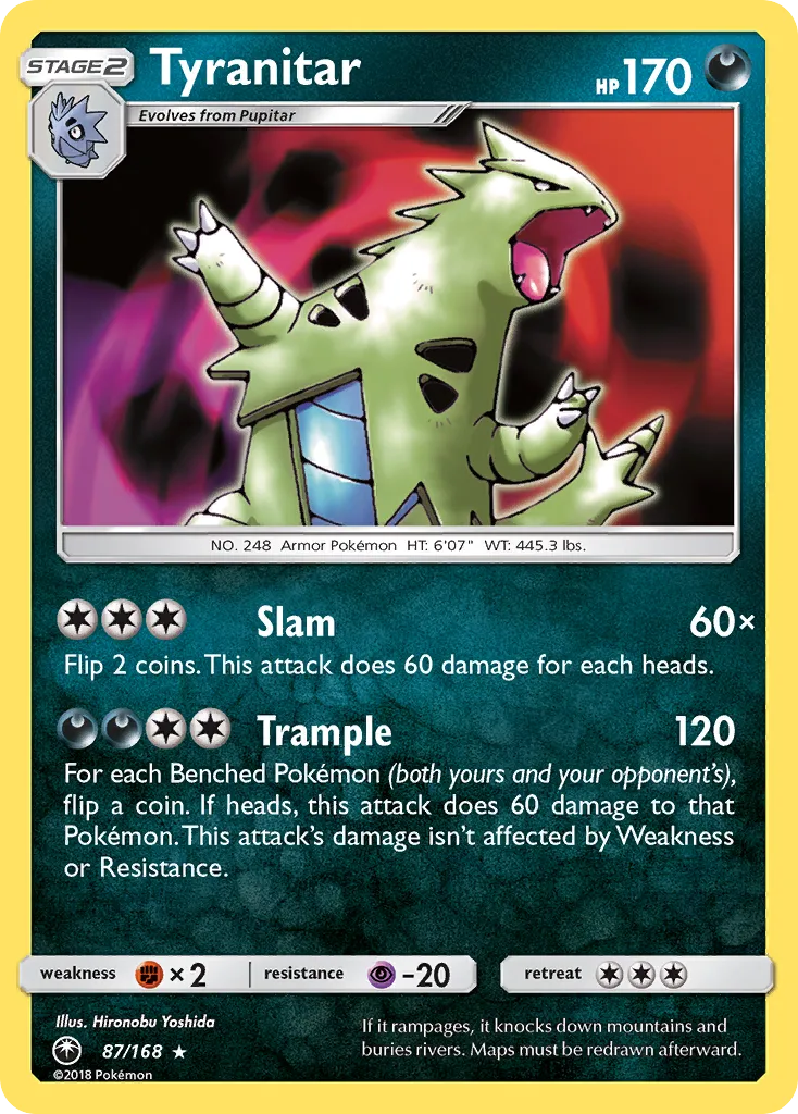 Tyranitar — SM - Celestial Storm — Pokemon
