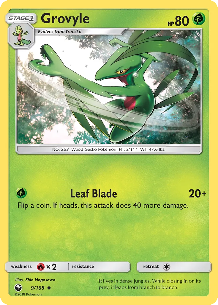 Grovyle — SM - Celestial Storm — Pokemon