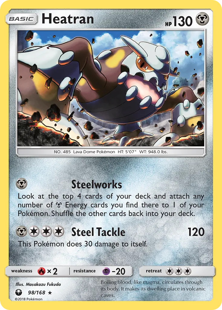 Heatran — SM - Celestial Storm — Pokemon