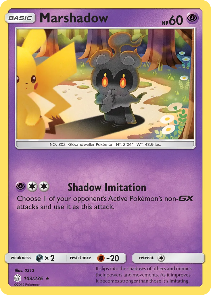 Marshadow — SM - Cosmic Eclipse — Pokémon