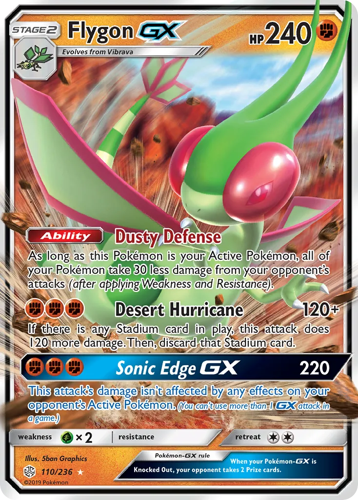 Flygon GX — SM - Cosmic Eclipse — Pokémon