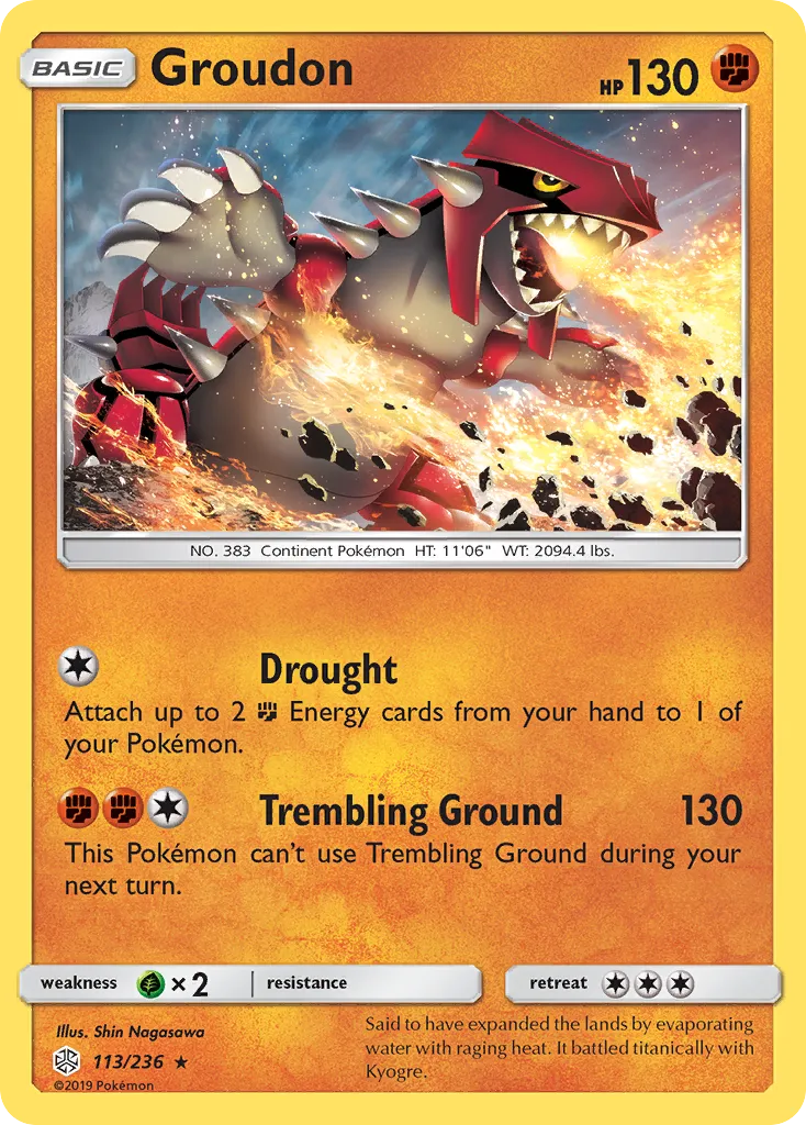 Groudon — SM - Cosmic Eclipse — Pokémon