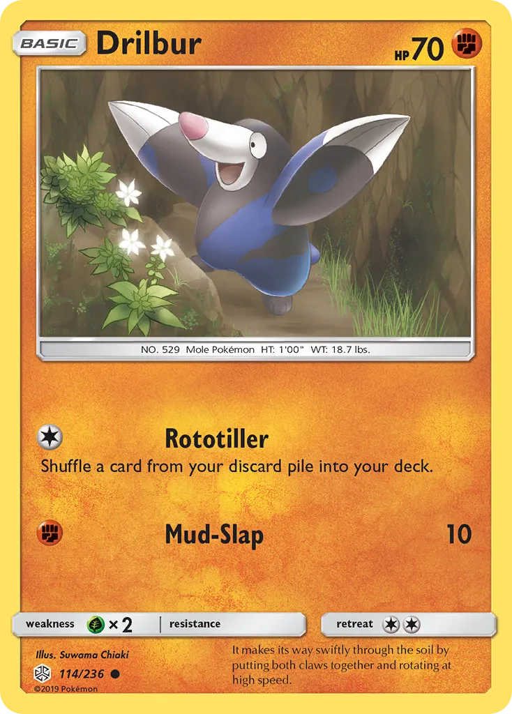Drilbur — SM - Cosmic Eclipse — Pokémon