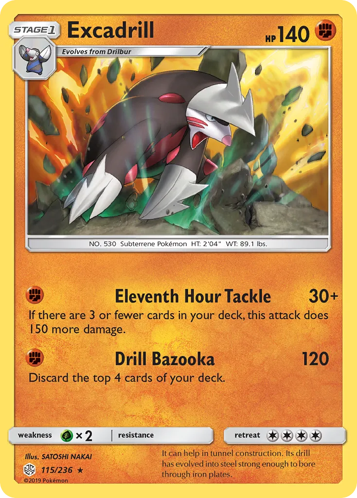 Excadrill — SM - Cosmic Eclipse — Pokémon