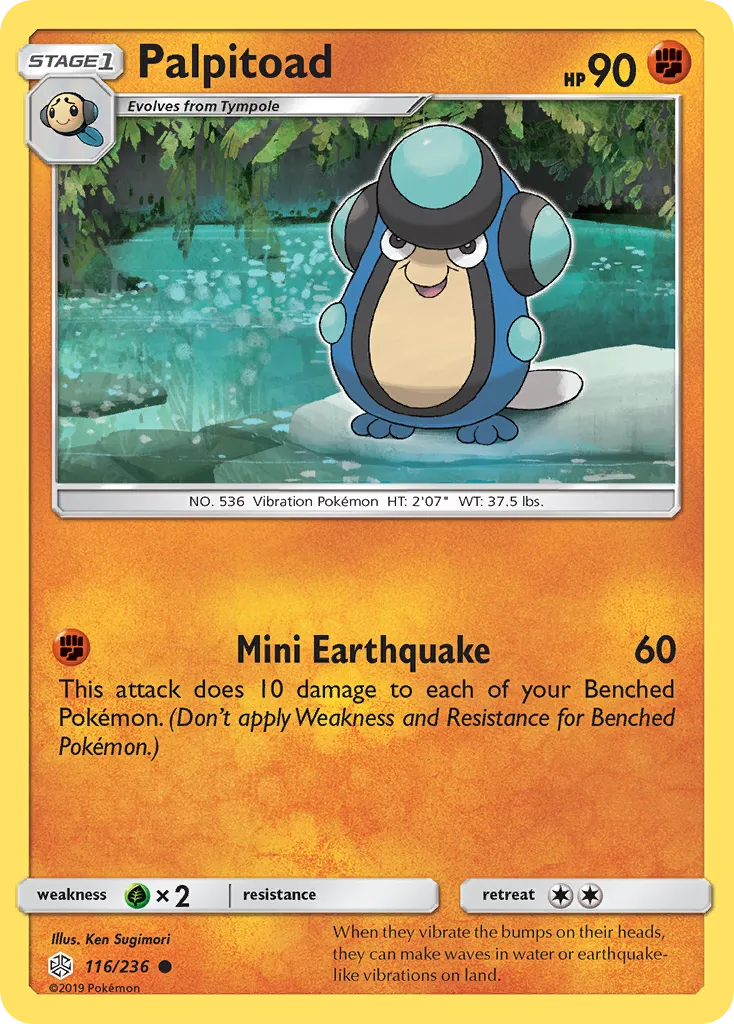 Palpitoad — SM - Cosmic Eclipse — Pokemon