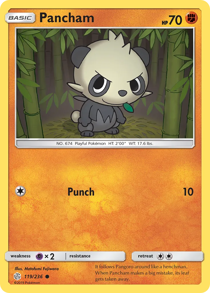 Pancham — SM - Cosmic Eclipse — Pokémon