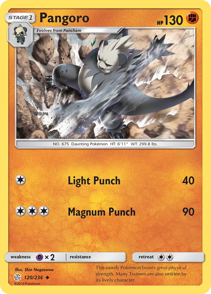 Pangoro — SM - Cosmic Eclipse — Pokémon