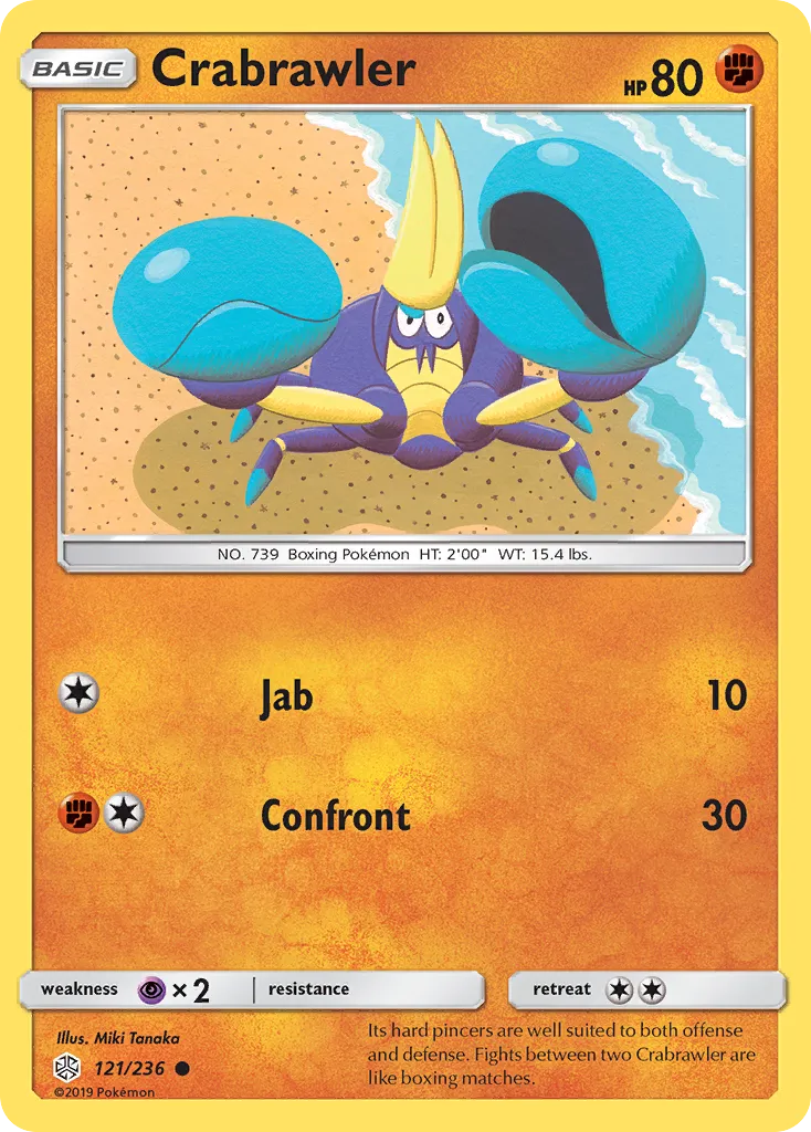 Crabrawler — SM - Cosmic Eclipse — Pokémon