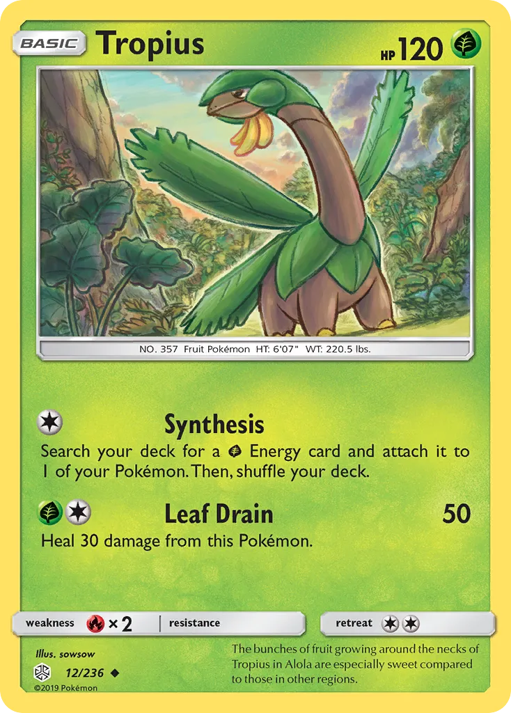 Tropius — SM - Cosmic Eclipse — Pokémon