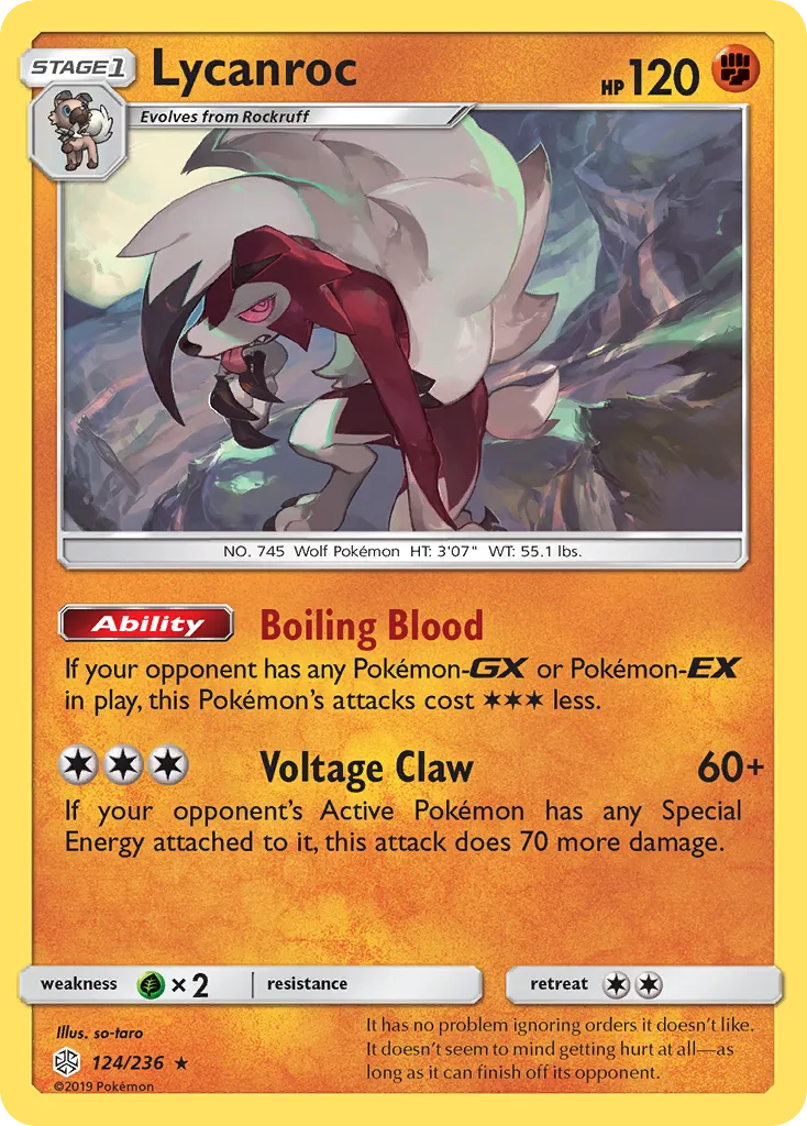Lycanroc — SM - Cosmic Eclipse — Pokemon