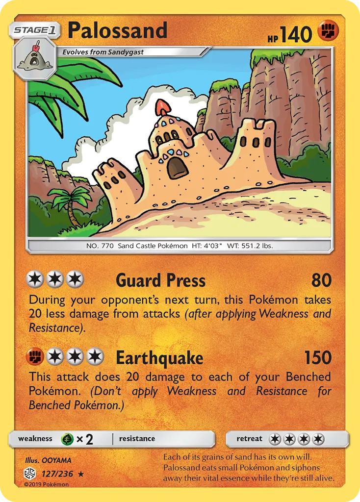 Palossand — SM - Cosmic Eclipse — Pokémon