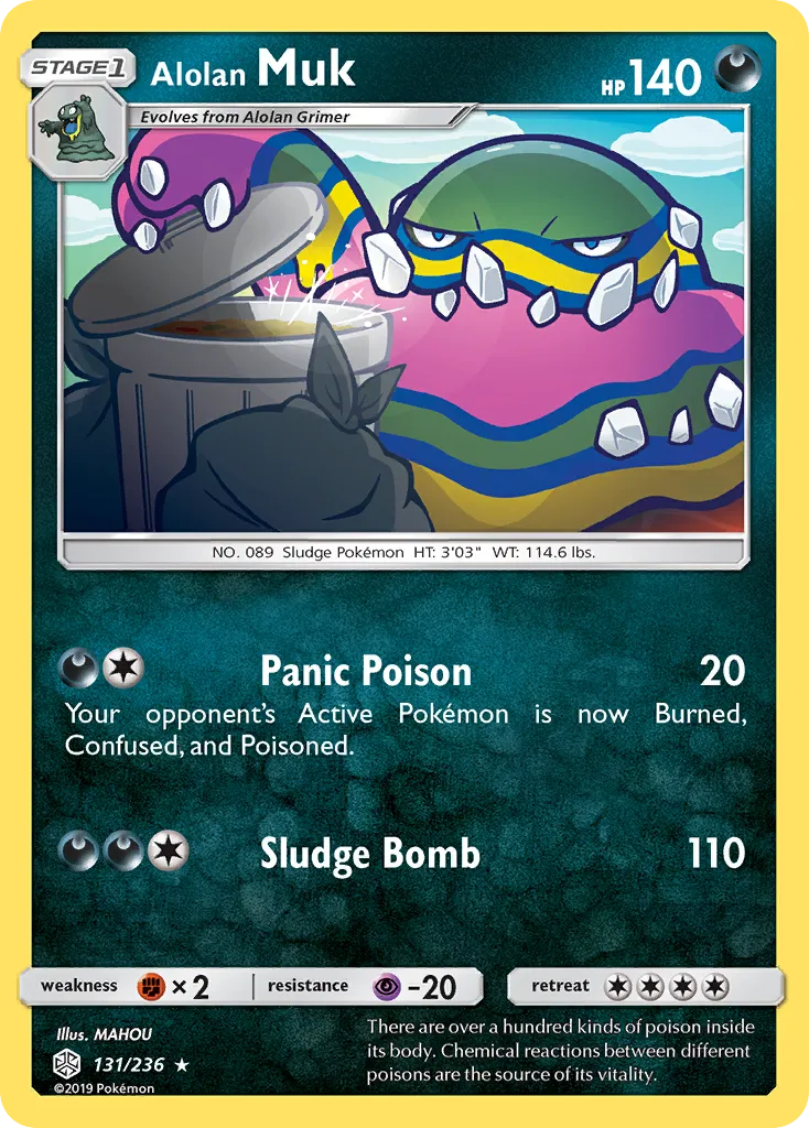 Alolan Muk — SM - Cosmic Eclipse — Pokemon