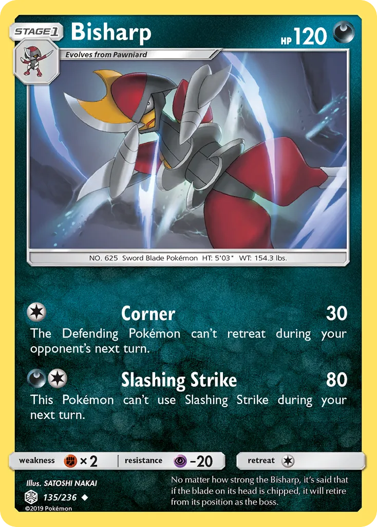 Bisharp — SM - Cosmic Eclipse — Pokémon