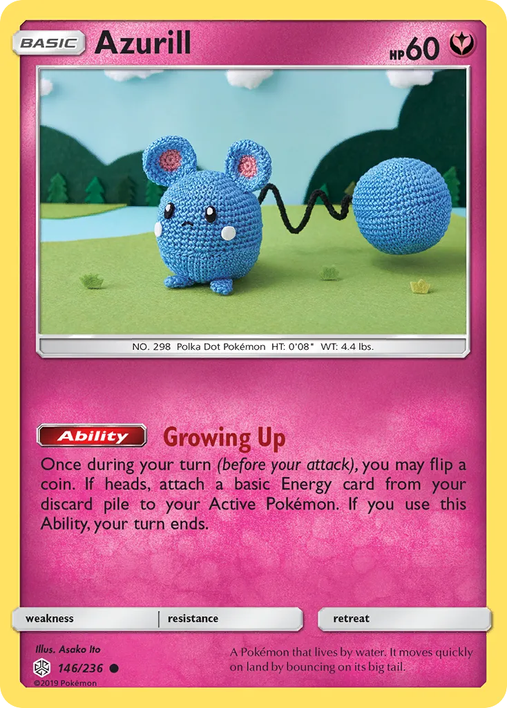 Azurill — SM - Cosmic Eclipse — Pokémon