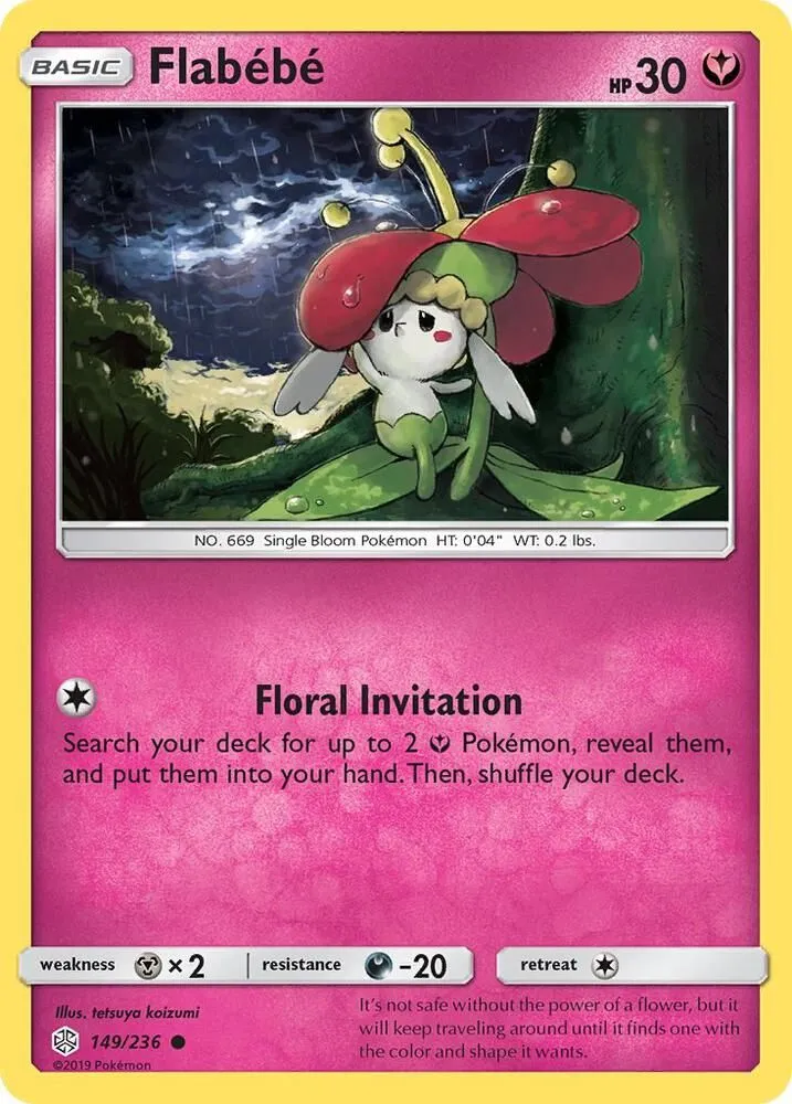 Flabebe — SM - Cosmic Eclipse — Pokémon