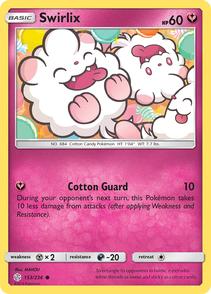 Swirlix — SM - Cosmic Eclipse — Pokémon