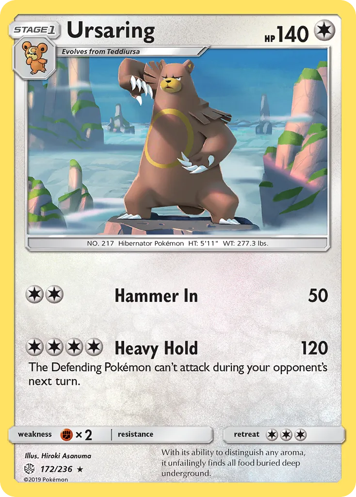 Ursaring — SM - Cosmic Eclipse — Pokemon