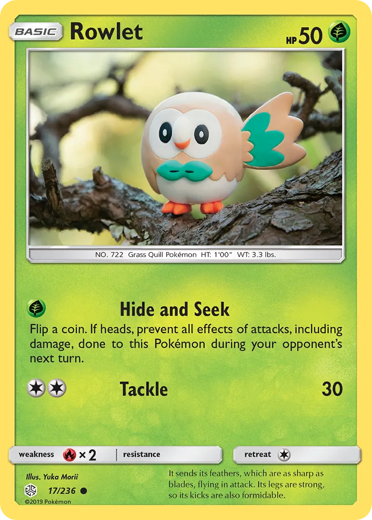 Rowlet — SM - Cosmic Eclipse — Pokemon