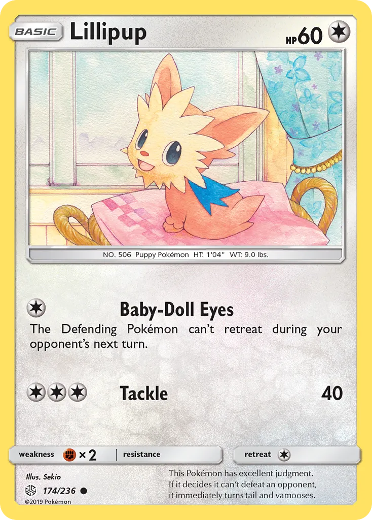 Lillipup — SM - Cosmic Eclipse — Pokemon