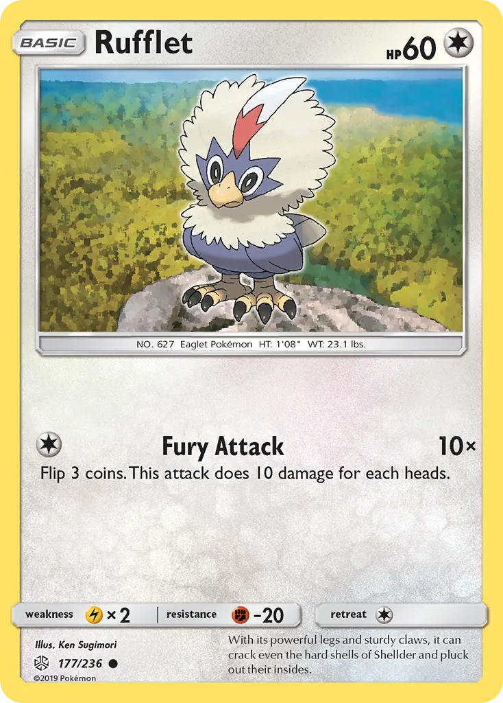 Rufflet — SM - Cosmic Eclipse — Pokémon