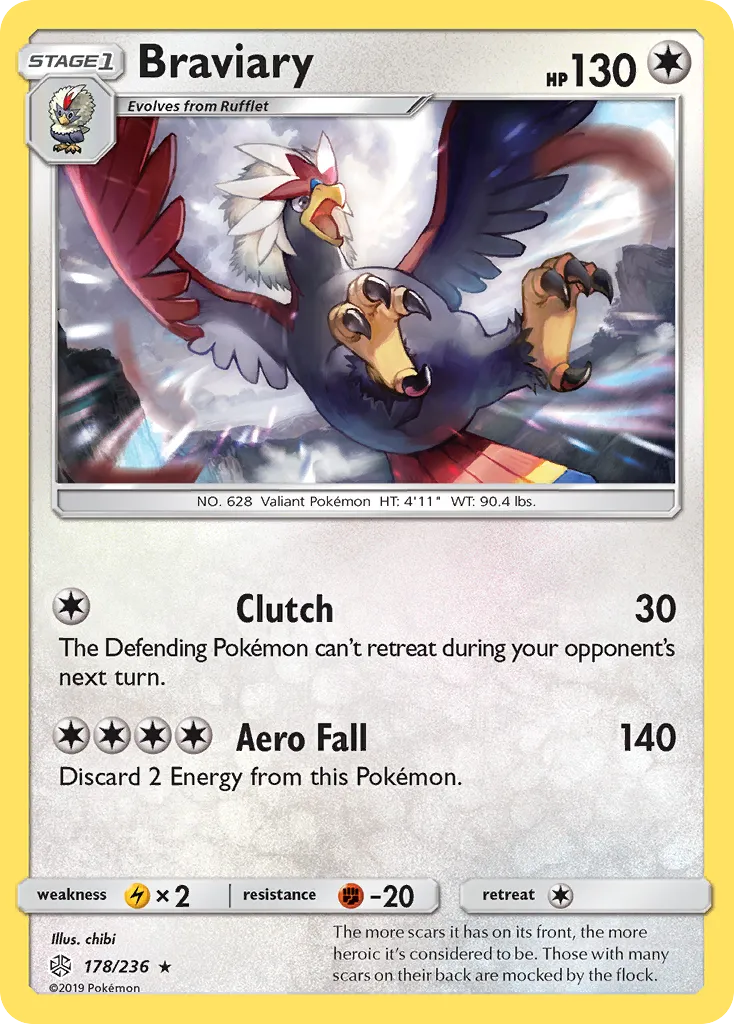 Braviary — SM - Cosmic Eclipse — Pokemon