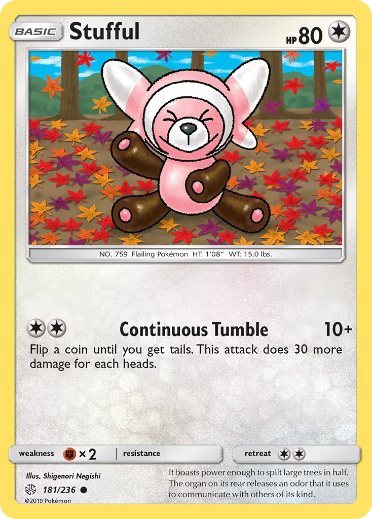 Stufful — SM - Cosmic Eclipse — Pokémon