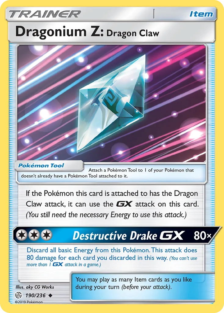 Dragonium Z: Dragon Claw — SM - Cosmic Eclipse — Pokémon